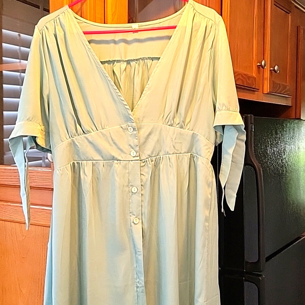 Maxi button dress
